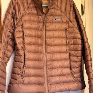 Patagonia Women's Tan Puffer Jacket